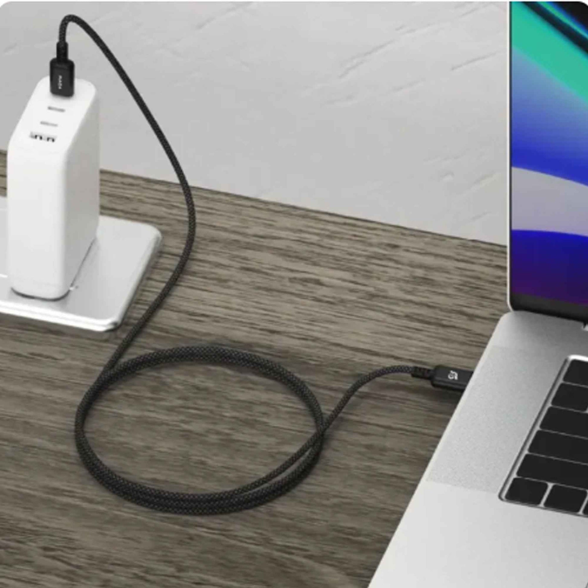 ADAM Element CASA P120 / P200 USB-C to USB-C 240W Braided Charging Cable 480Mbps Data Transfer PD 3.1