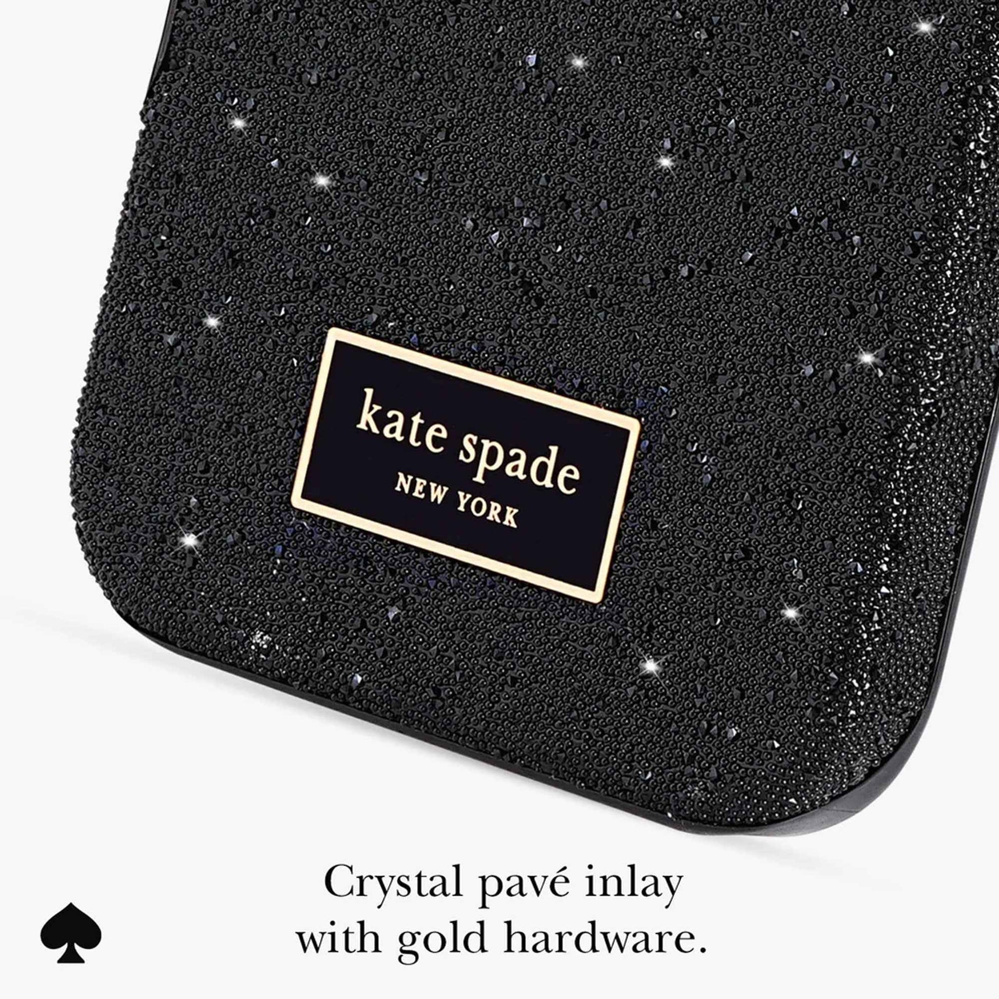 Kate Spade Crystal Pave Nightfall for iPhone 17 Pro Max / 17 Pro - Magsafe Compatible