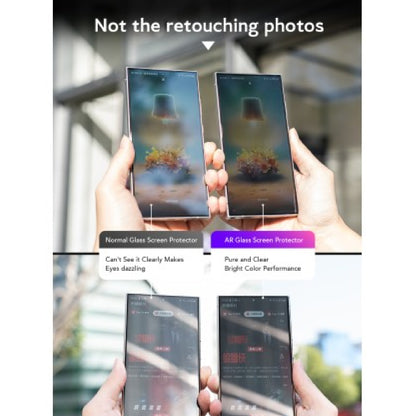 Hoda Anti-Peeper ( Privacy ) with Anti-Reflection for Samsung Galaxy S26 Ultra Full Coverage Tempered Glass Screen Protector