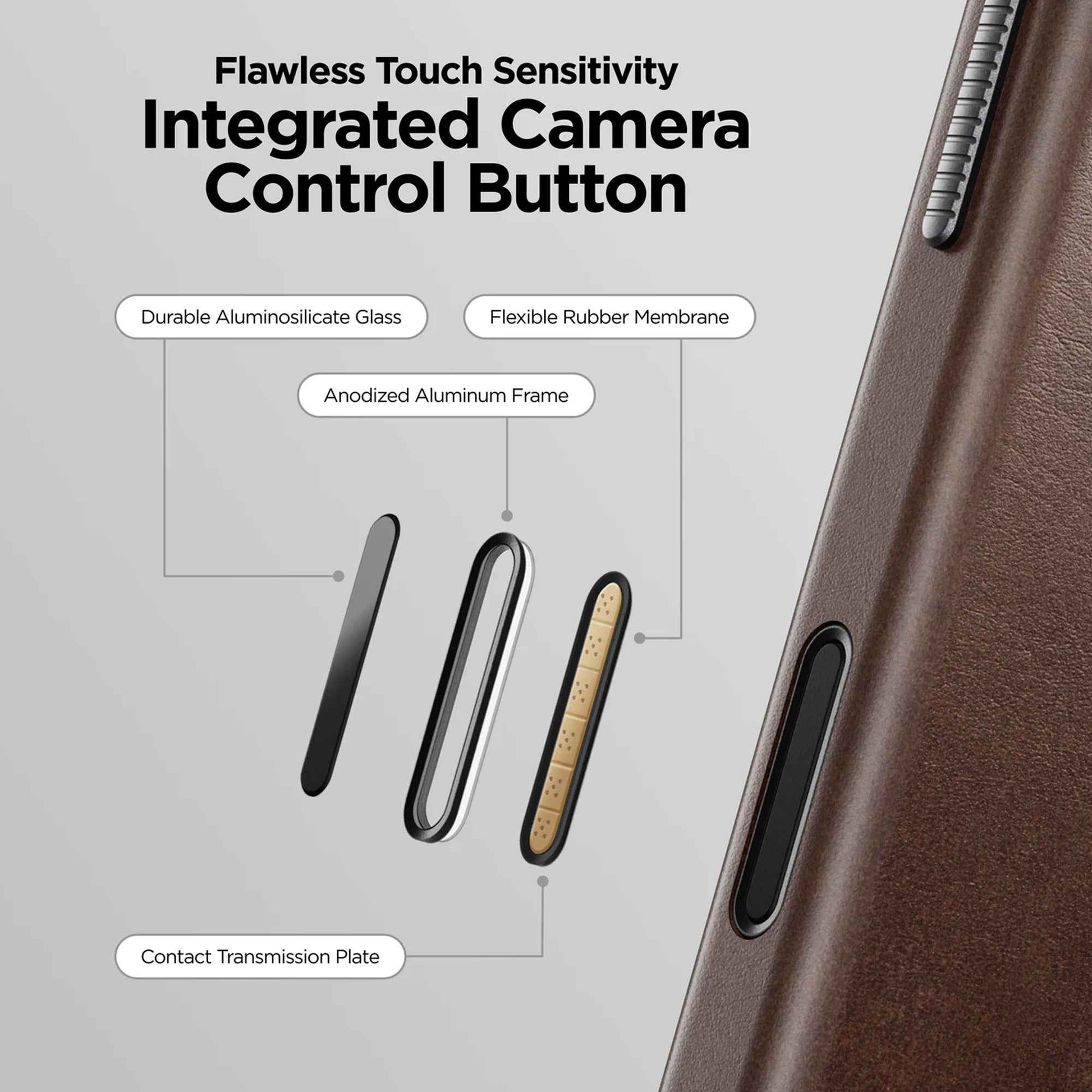 NOMAD Traditional Horween Leather Case for iPhone 17 Series - with Camera Control Button and Magsafe Compatible