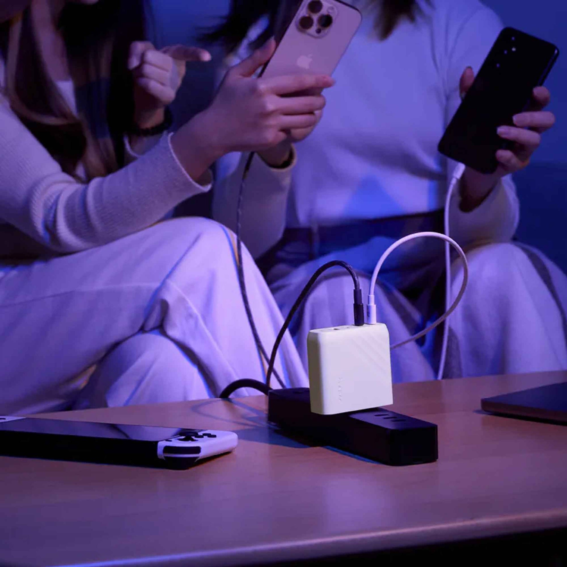 ADAM Elements P100 GaN 100W 4-Port Power Charging Kit with Universal Travel Plug and USB-C Cable