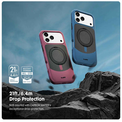 Laut Carbon Matter Magsafe Case for iPhone 17 Series - Build-in 360° MagSpin Ring