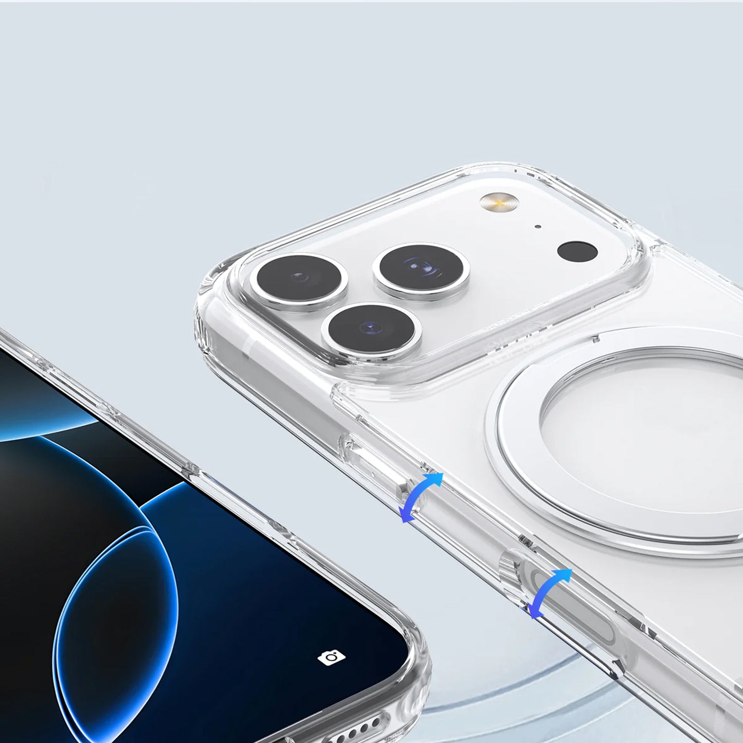 RAPTIC Air Stand Magsafe for iPhone 17 Series - 360° kickstand with Military Grade Drop Protection