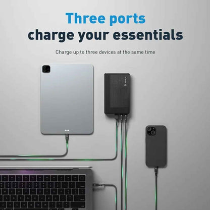 ADAM Element GRAVITY Pro 100W 20000mAh Fast Charging Power Bank with Cable and Storage Pouch