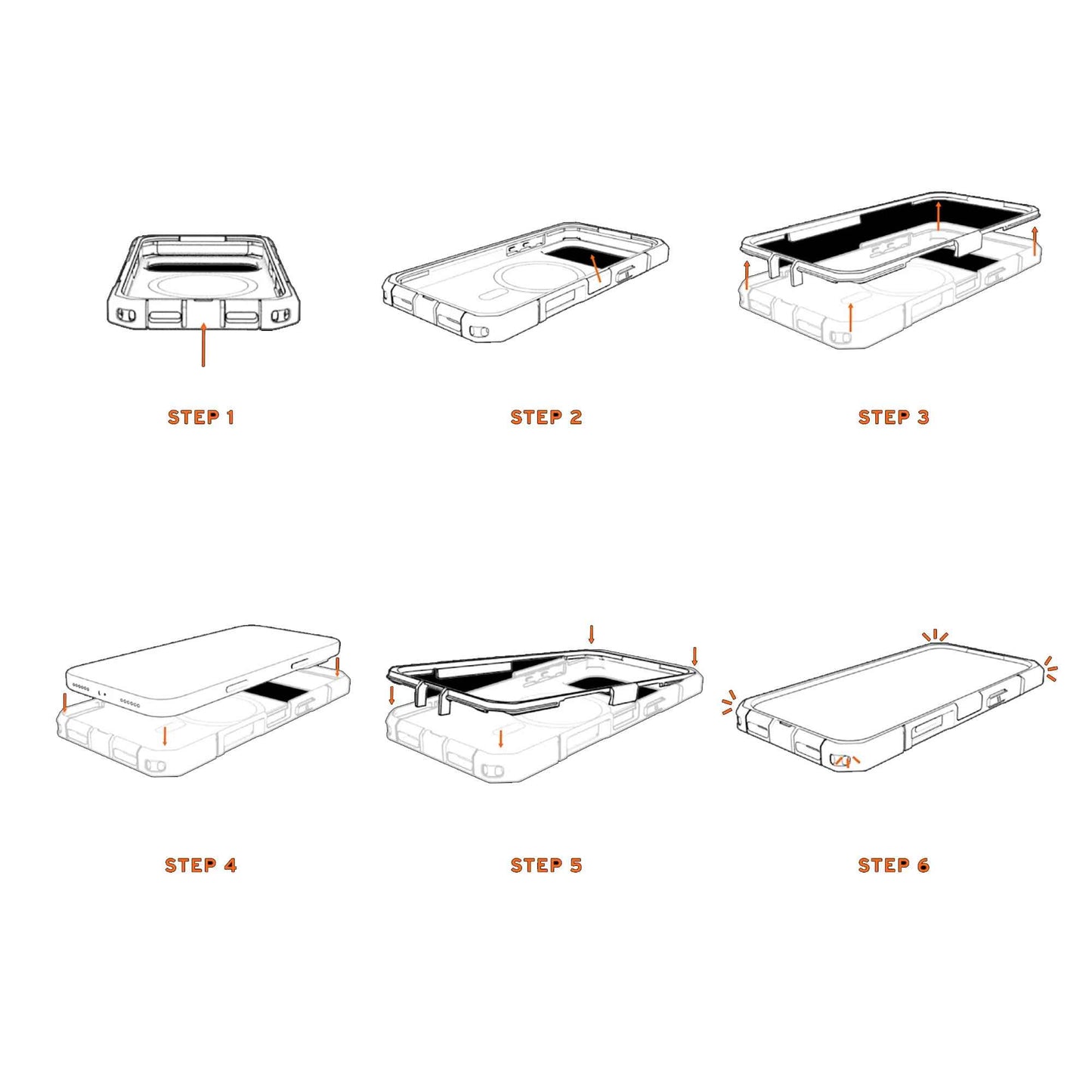 UAG Trooper for iPhone 17 Pro Max - 2 Piece Case Construction MagSafe Compatible