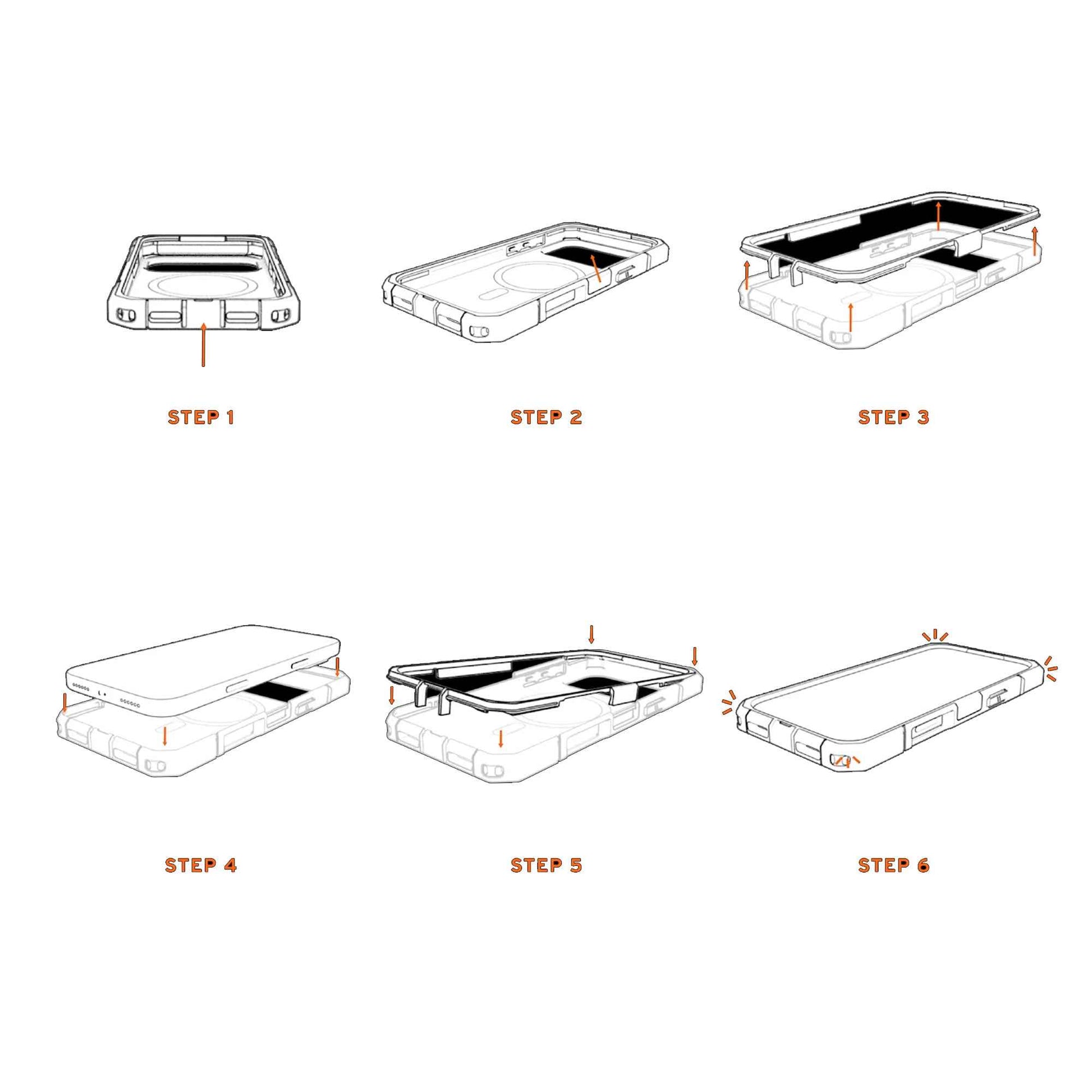 UAG Trooper for iPhone 17 Pro Max - 2 Piece Case Construction MagSafe Compatible