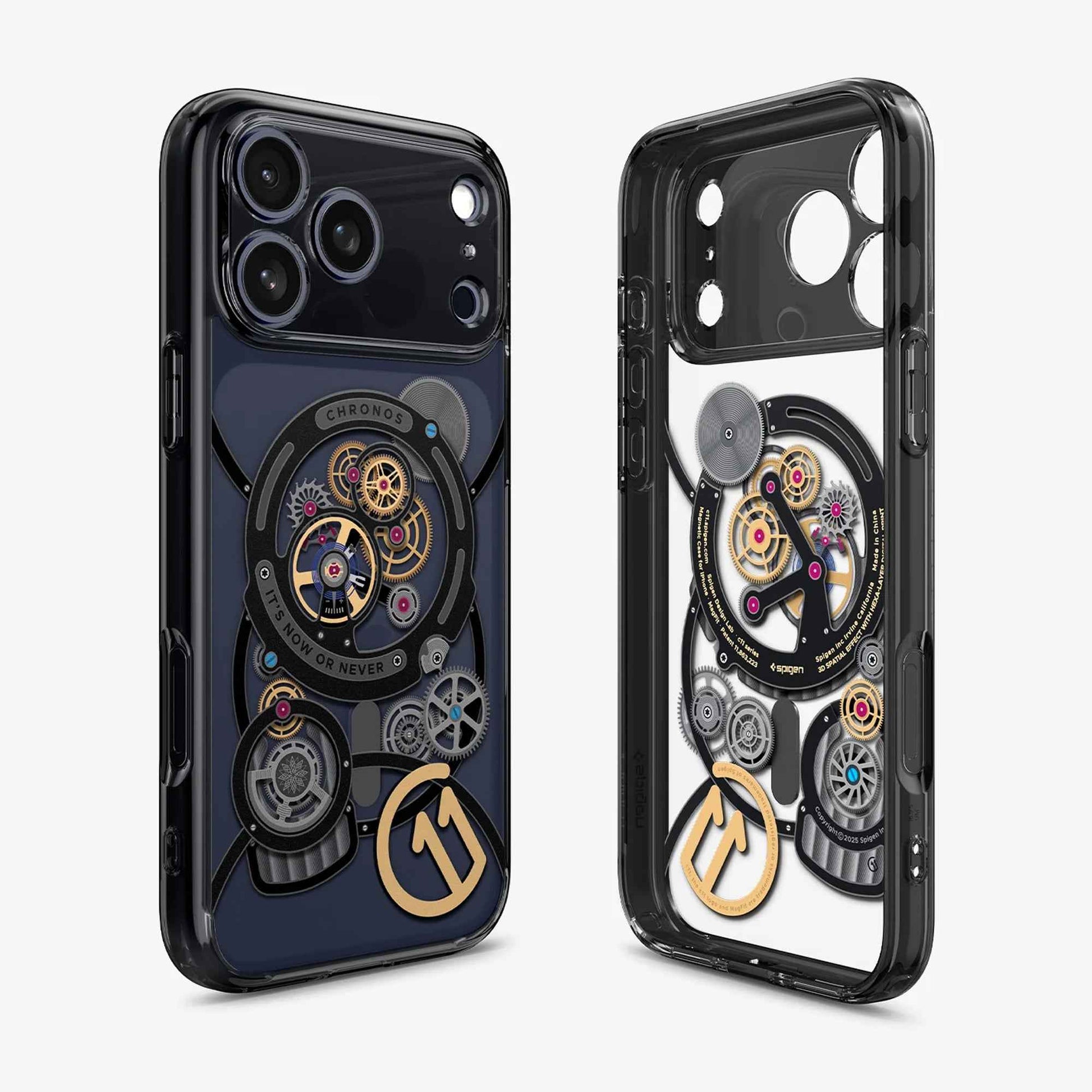 [ 17 Pro Max / 17 Pro ] Spigen Ultra Hybrid MagFit C11 Magnetic Case with 3D Spatial Effect Graphics
