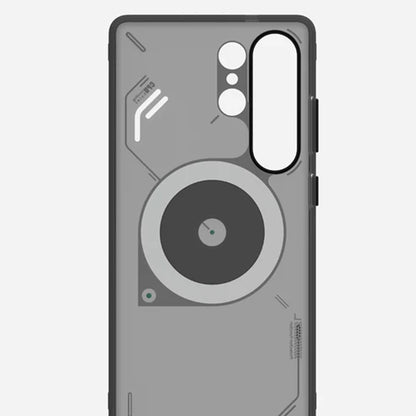 AULUMU S25 Frosted Case for Samsung Galaxy S25 Ultra - Glow in The Dark with Cooling Window Design Magnetic Case