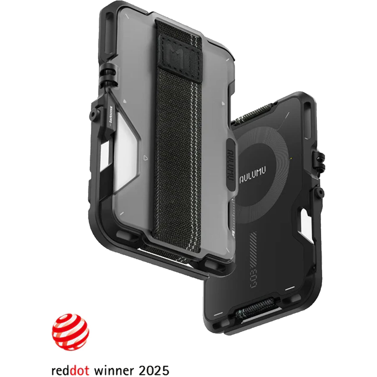 AULUMU G03 Magnetic Multi-Functional Metal Card Case with Kickstand