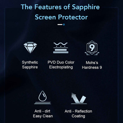 Hoda Sapphire Lens Protector for iPhone 17 Air / 17 - Designed as original outlook