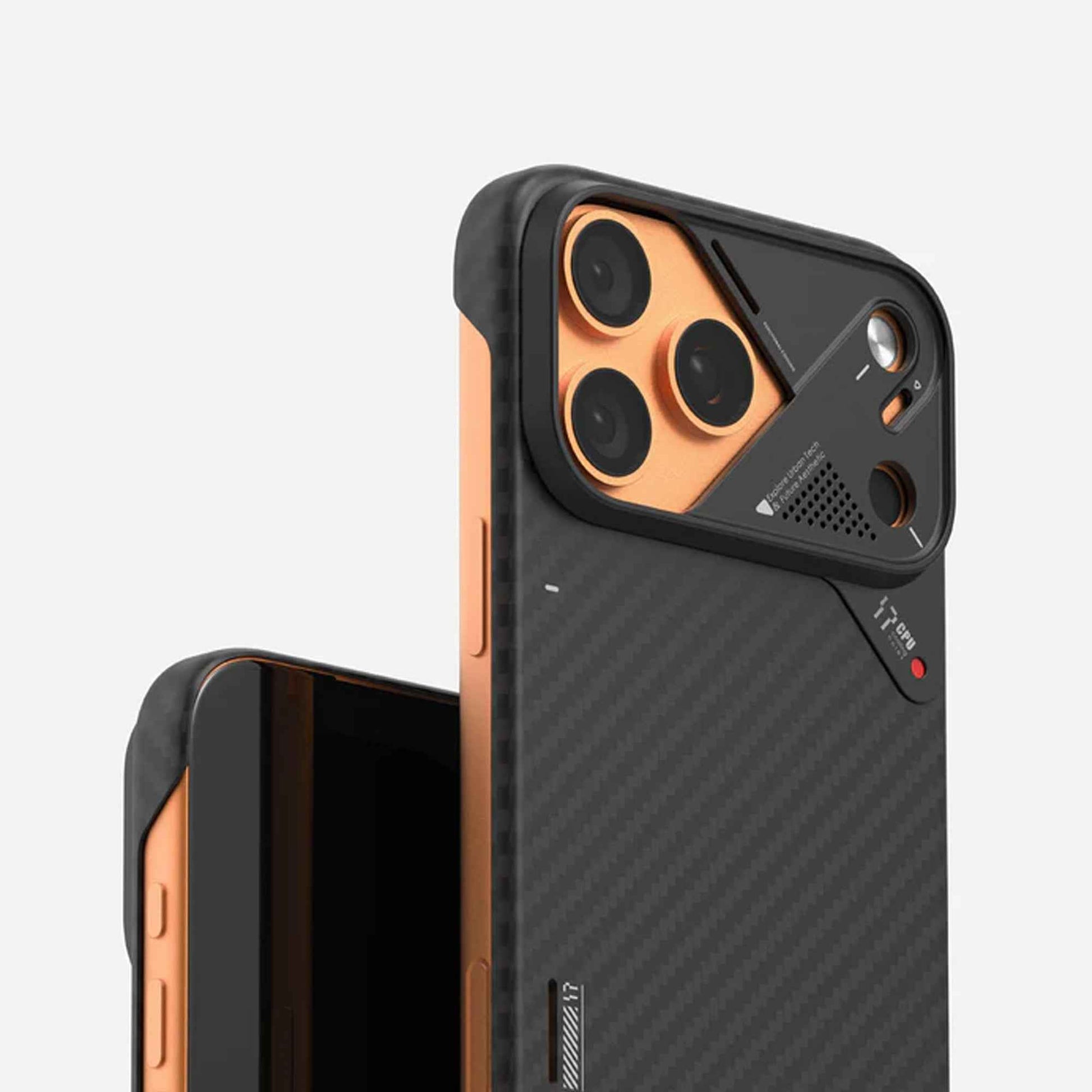 AULUMU A17 Aramid Fiber Case for iPhone 17 Series - Ultra Slim with Magsafe Compatible - Black