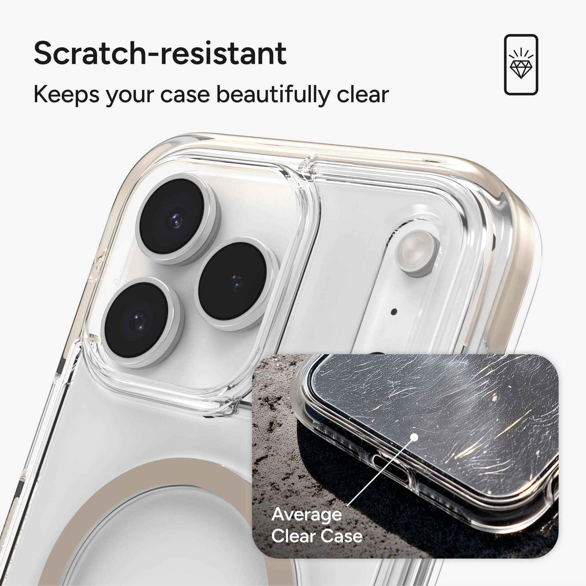 ZAGG Sedona Snap Kickstand with Camera Control Button for iPhone 17 Pro Max - M@gsafe Compatible Case