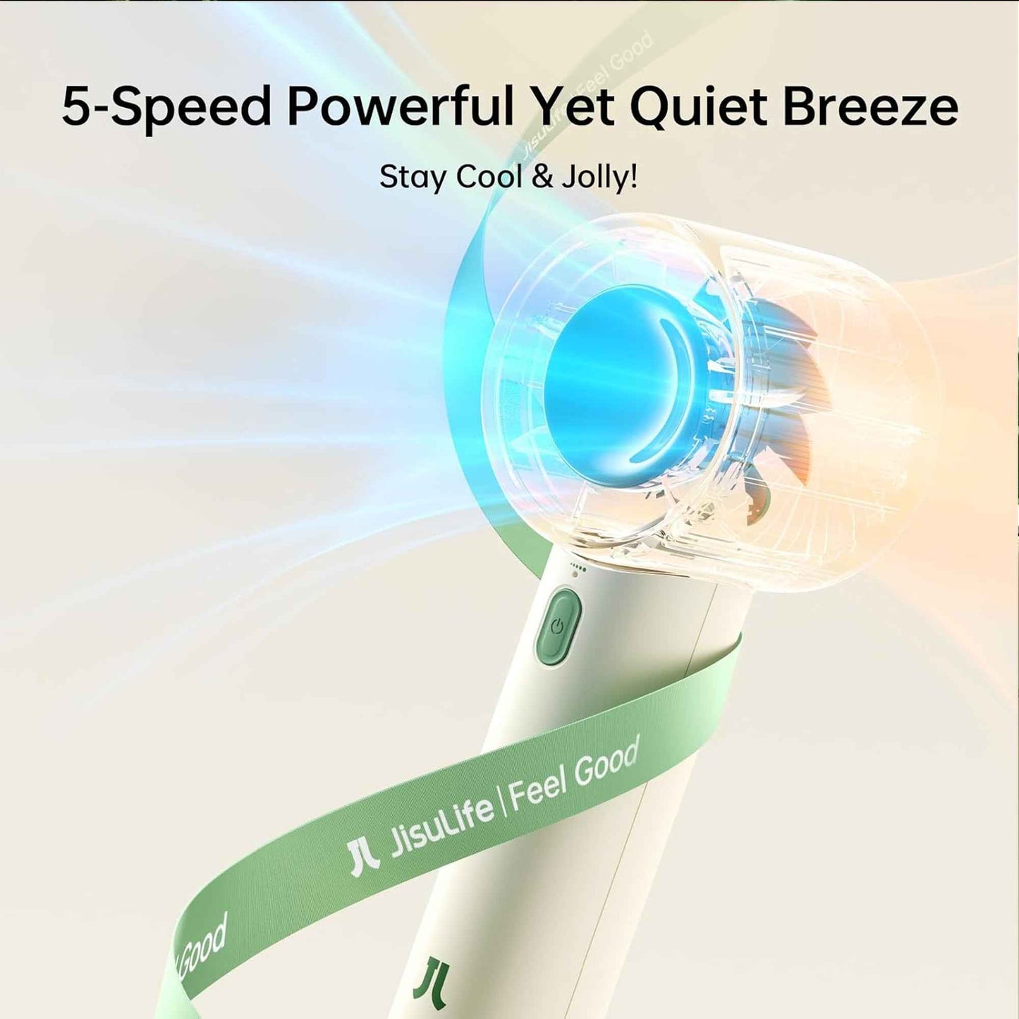 [ Christmas Edition 2025 ] JISULIFE Life10 Portable Handheld Fan 4000mAh Portable Fan