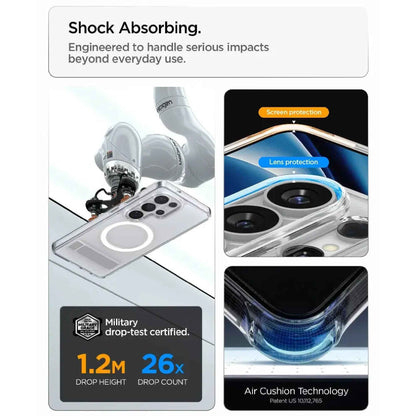 Spigen Ultra Hybrid S MagFit for Samsung Galaxy S26 Ultra with Built-in Kickstand