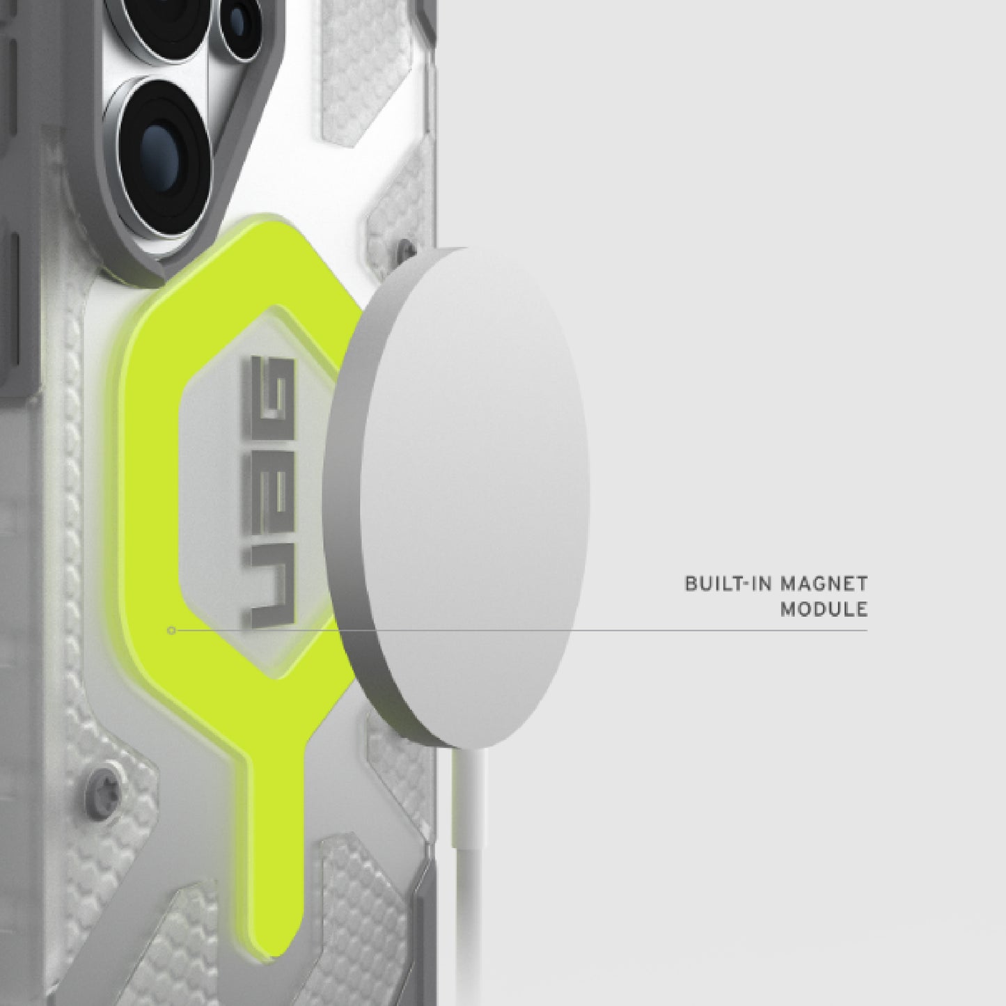 UAG Pathfinder Clear Magsafe Case with Lanyard Bundle for Samsung Galaxy S26 Ultra
