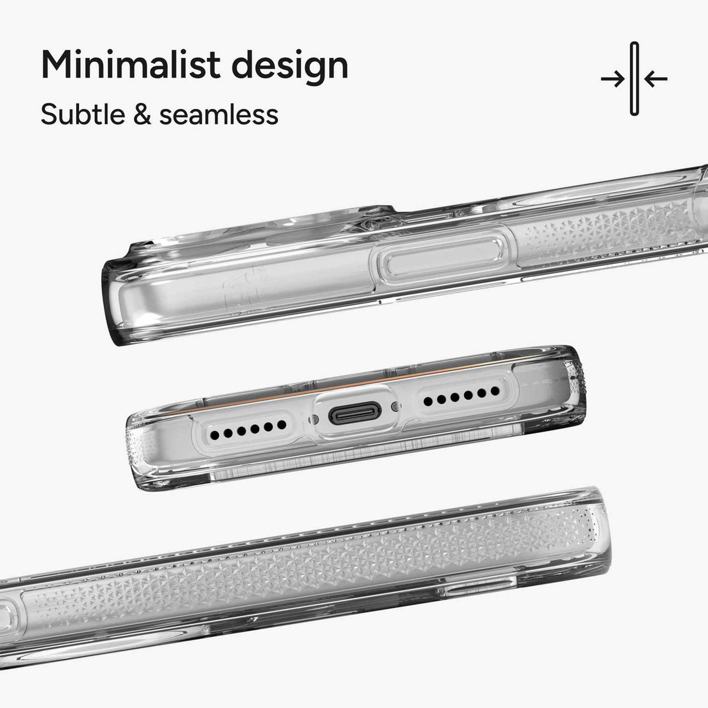 ZAGG Crystal Palace Snap Case with Kickstand and Camera Button for iPhone 17 Pro Max / 17 Pro - Magnetic Case