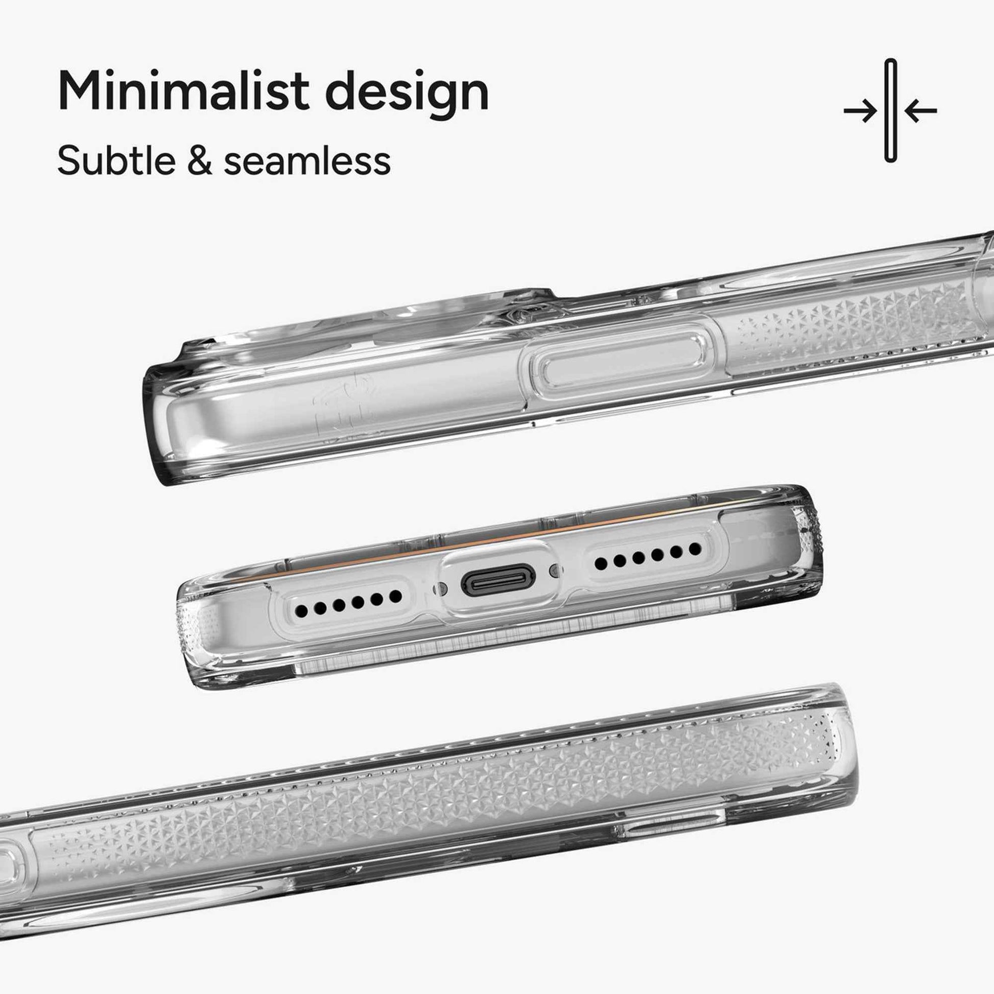 ZAGG Crystal Palace Snap Case with Kickstand and Camera Button for iPhone 17 Pro Max / 17 Pro - Magnetic Case