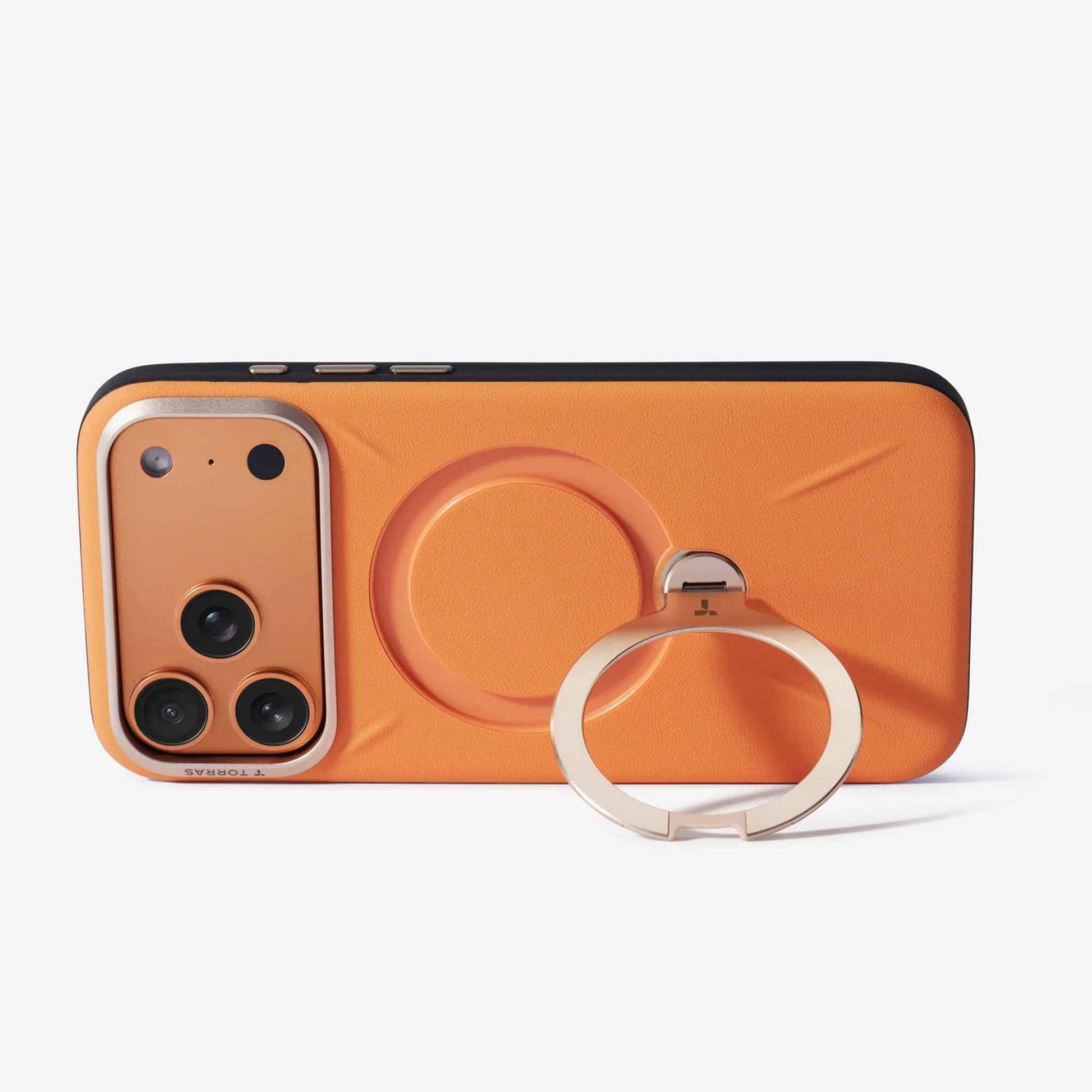 TORRAS Ostand Q3 VegSkin Case for iPhone 17 Pro Max / 17 Pro - Magsafe Compatible Vegan Leather Case