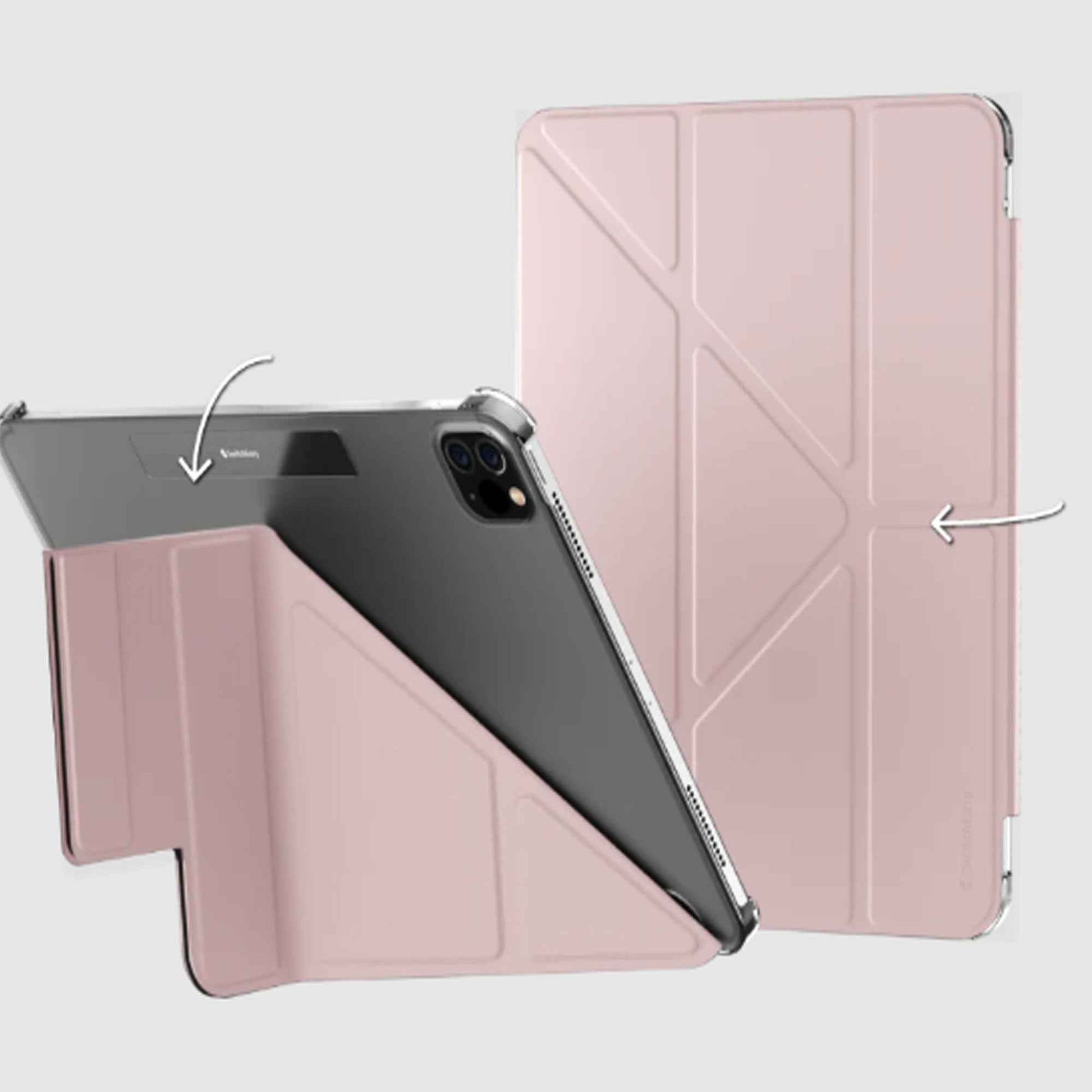 SwitchEasy Origami Nude Flexi-Folding Folio Clear Case for iPad Mini 7 (2024) / iPad Mini 6 (2021)