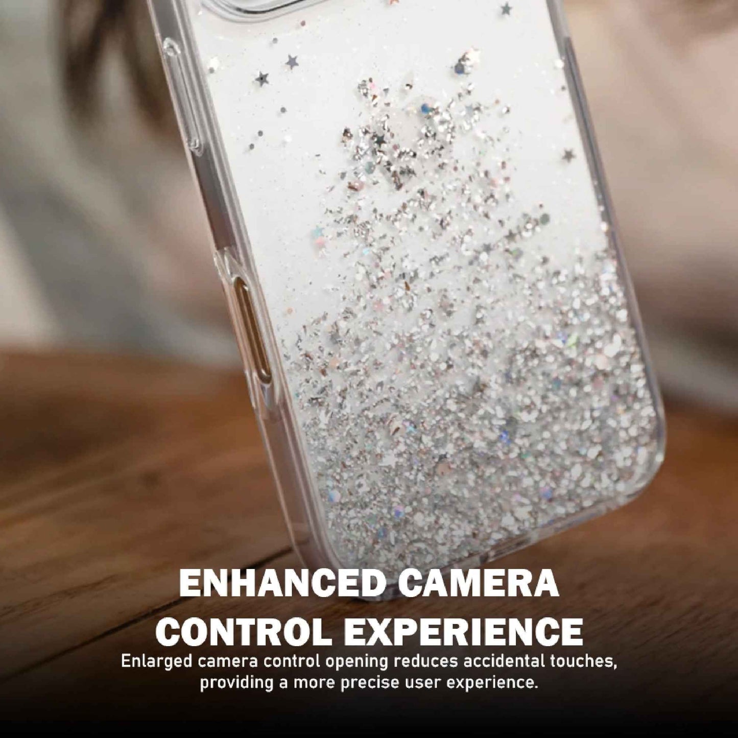 SwitchEasy Starfield M 3D Glitter Resin MagSafe Case for iPhone 16 Series - 10 Feet Drop Protection