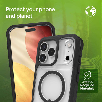ZAGG Rainier Snap Kickstand with  Control Camera Button for iPhone 17 Pro Max Magnetic Case