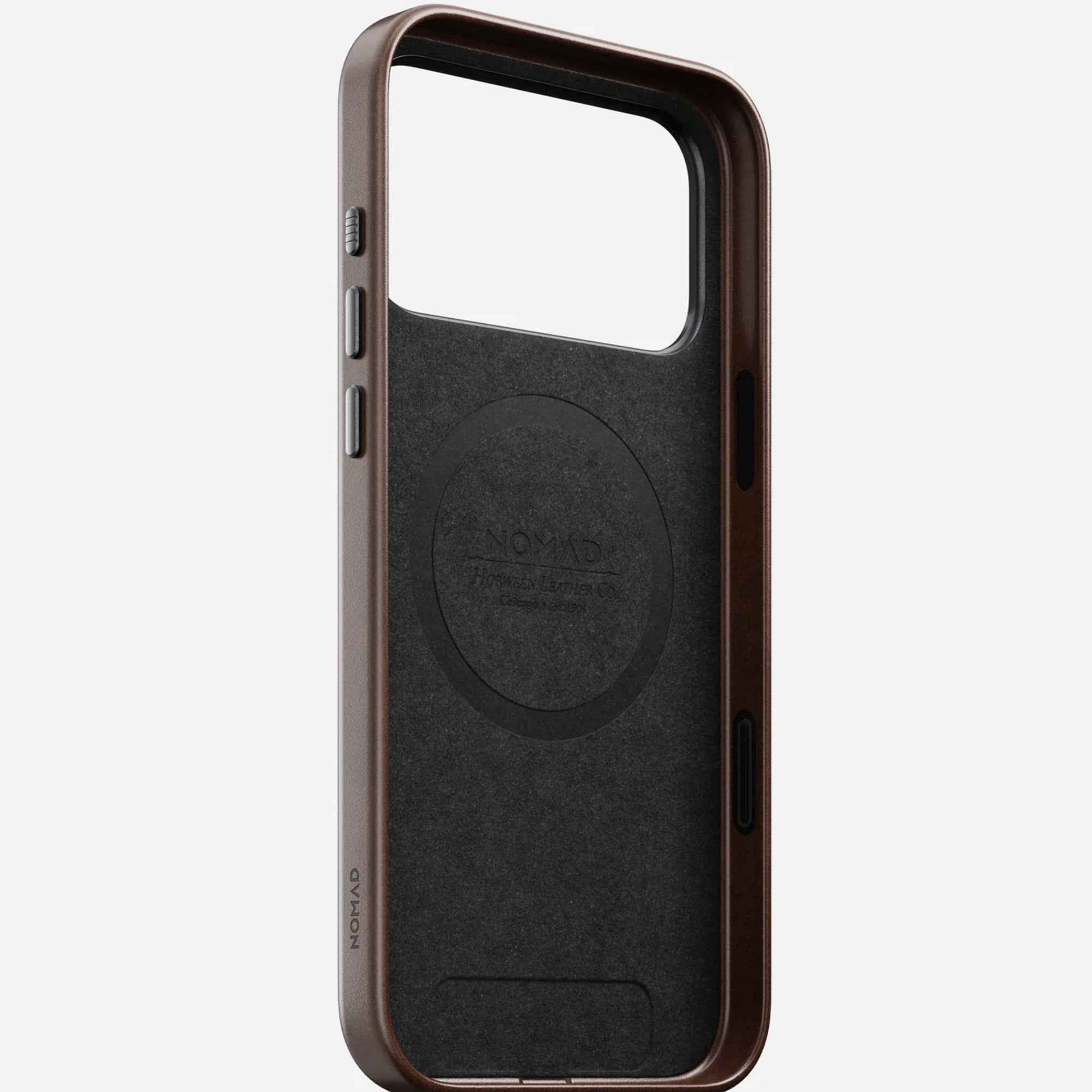 NOMAD Traditional Horween Leather Case for iPhone 17 Series - with Camera Control Button and Magsafe Compatible