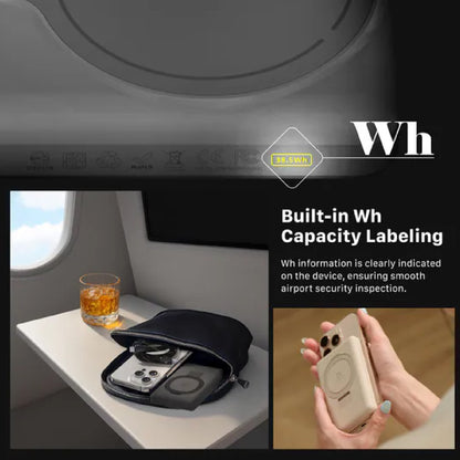 ADAM Elements VIONTA GQ1 Qi2 Power Bank 10000mAh with Foldable Stand