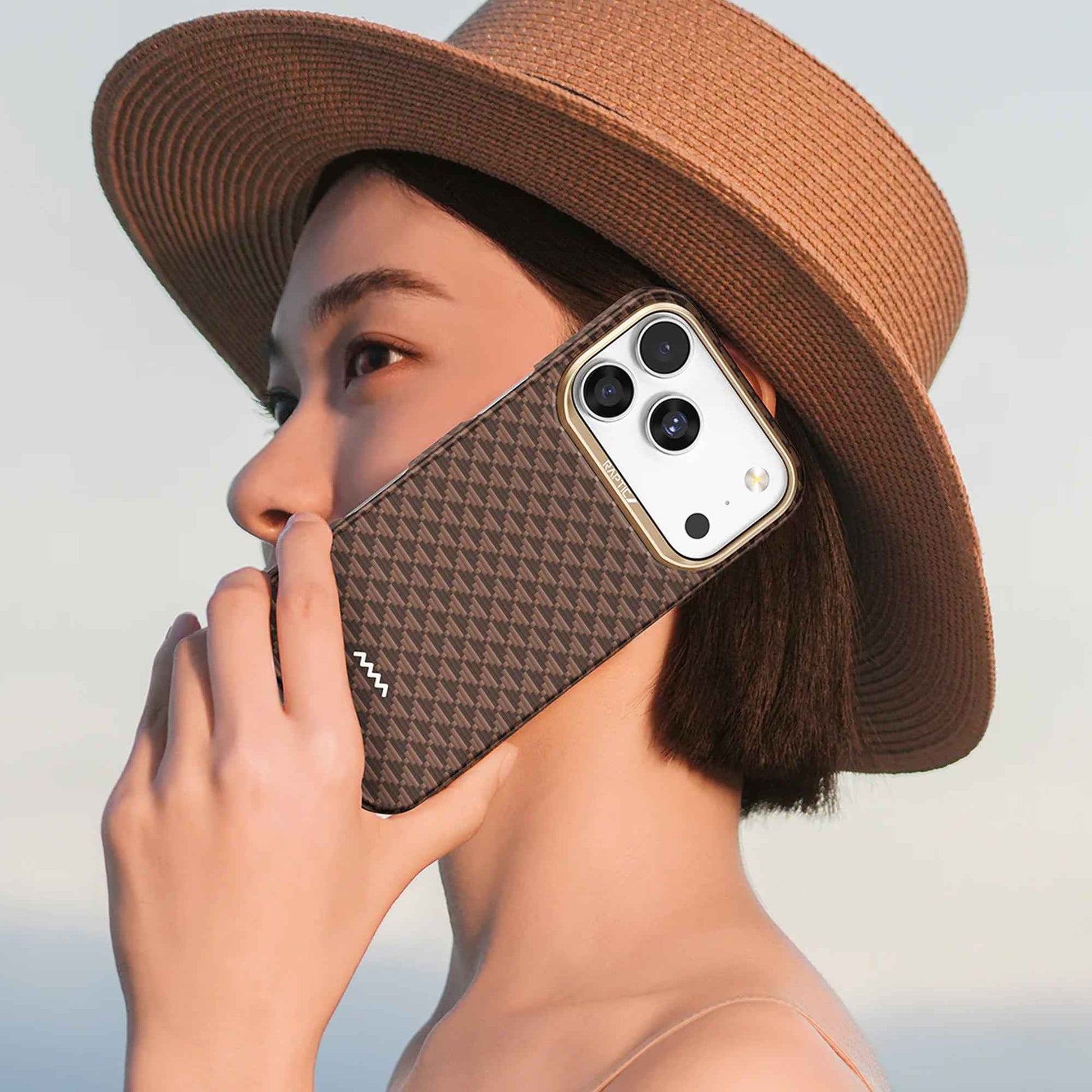RAPTIC Aramid Fiber Skin-Origin for iPhone 17 Series - Magsafe Compatible Case