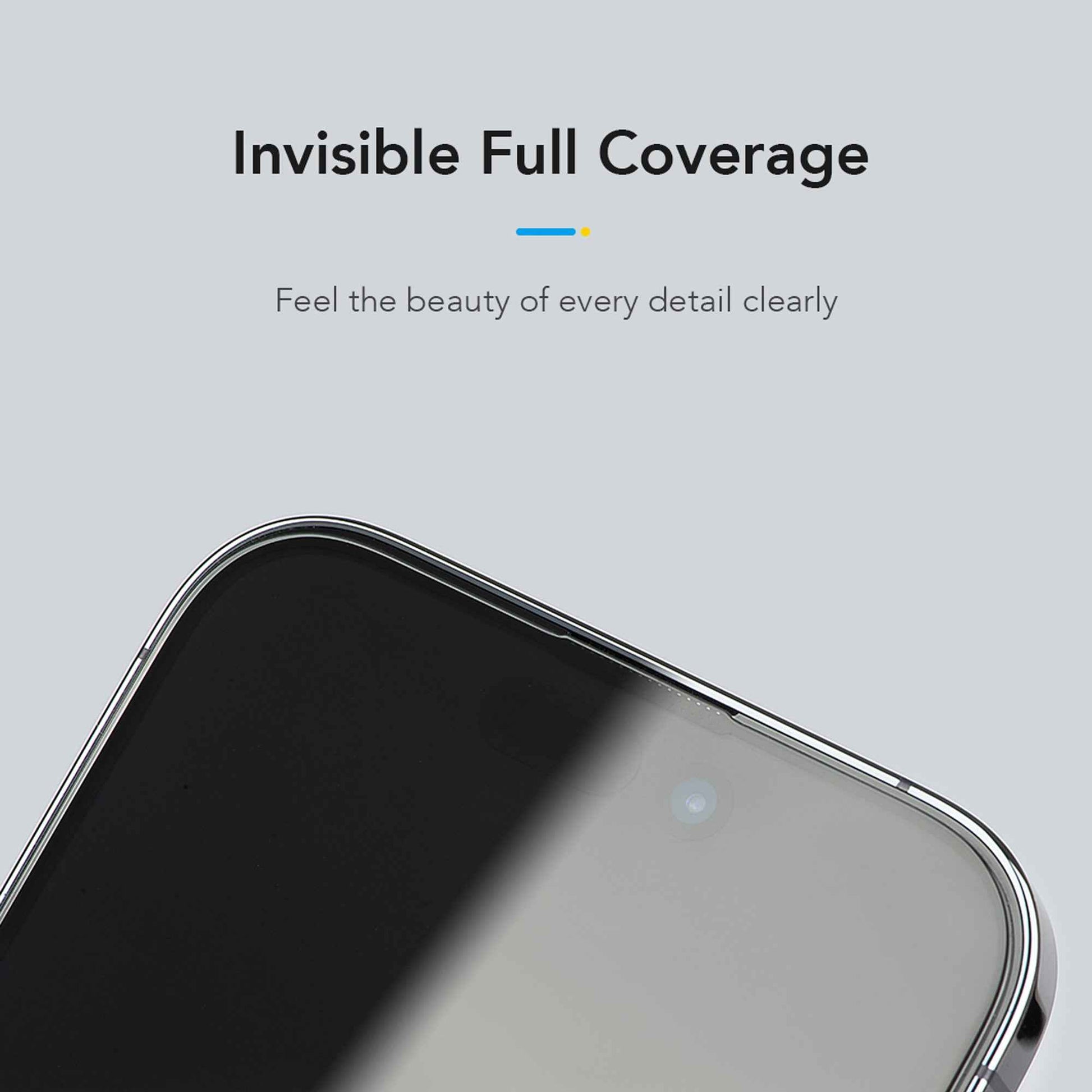 Hoda Full Coverage Tempered Glass Screen Protector for iPhone 17 Series with Dust-Free Helper