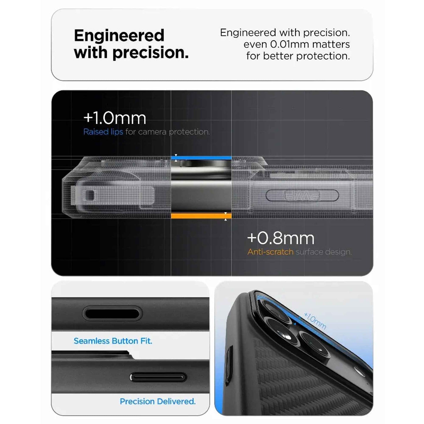 Spigen Enzo Aramid T MagFit for iPhone 17 Series - Magnetic Case with Camera Control Button