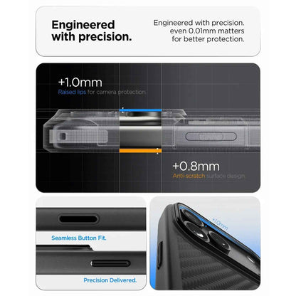 Spigen Enzo Aramid T MagFit for iPhone 17 Series - Magnetic Case with Camera Control Button