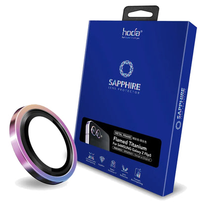Hoda Sapphire Lens Protector for Samsung Z Flip 5 / Z Fold 5 - Flamed Titanium - Forexengineer -Malaysia- 4711441975616-4711441975630