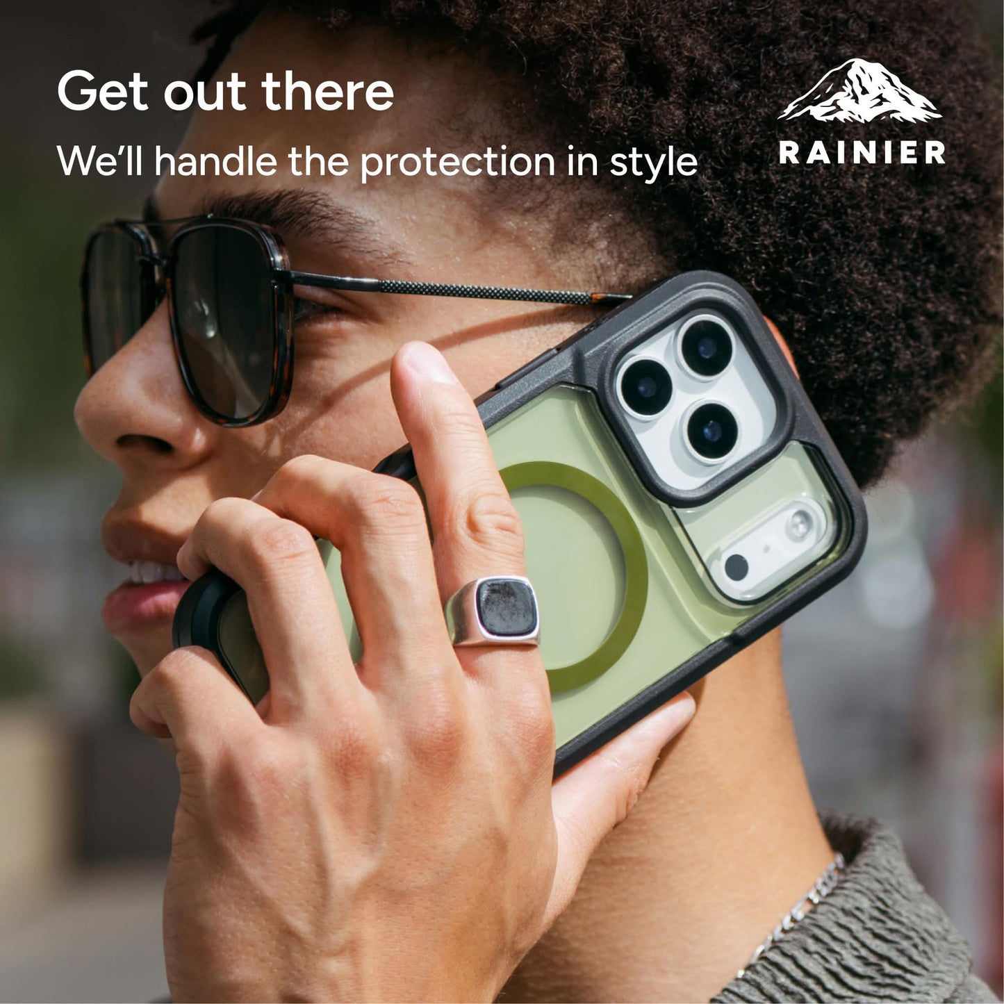 ZAGG Rainier Snap Kickstand with  Control Camera Button for iPhone 17 Pro Max Magnetic Case