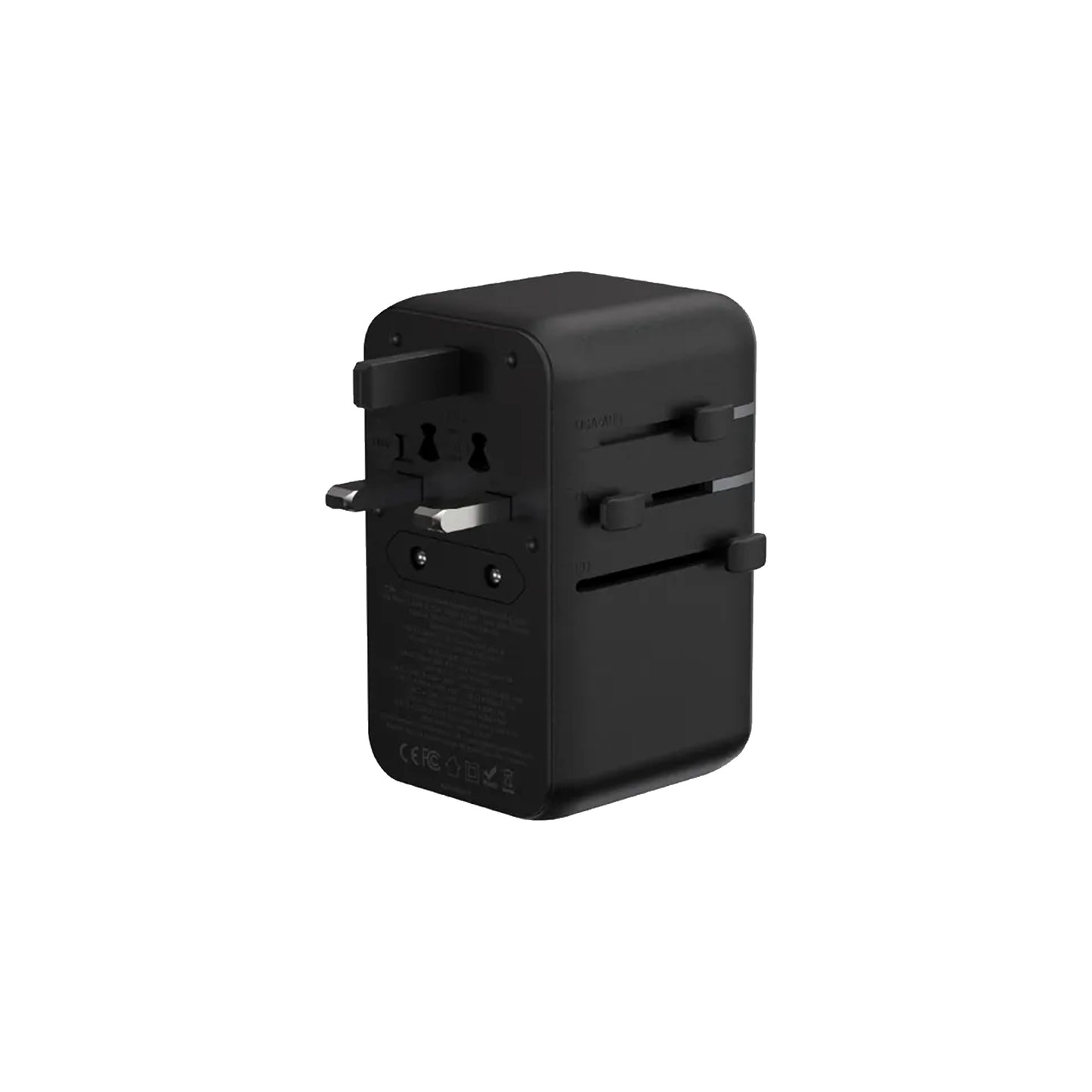 ADAM Elements T70L ﻿70W Universal Travel Adapter with Built-In USB-C Cable