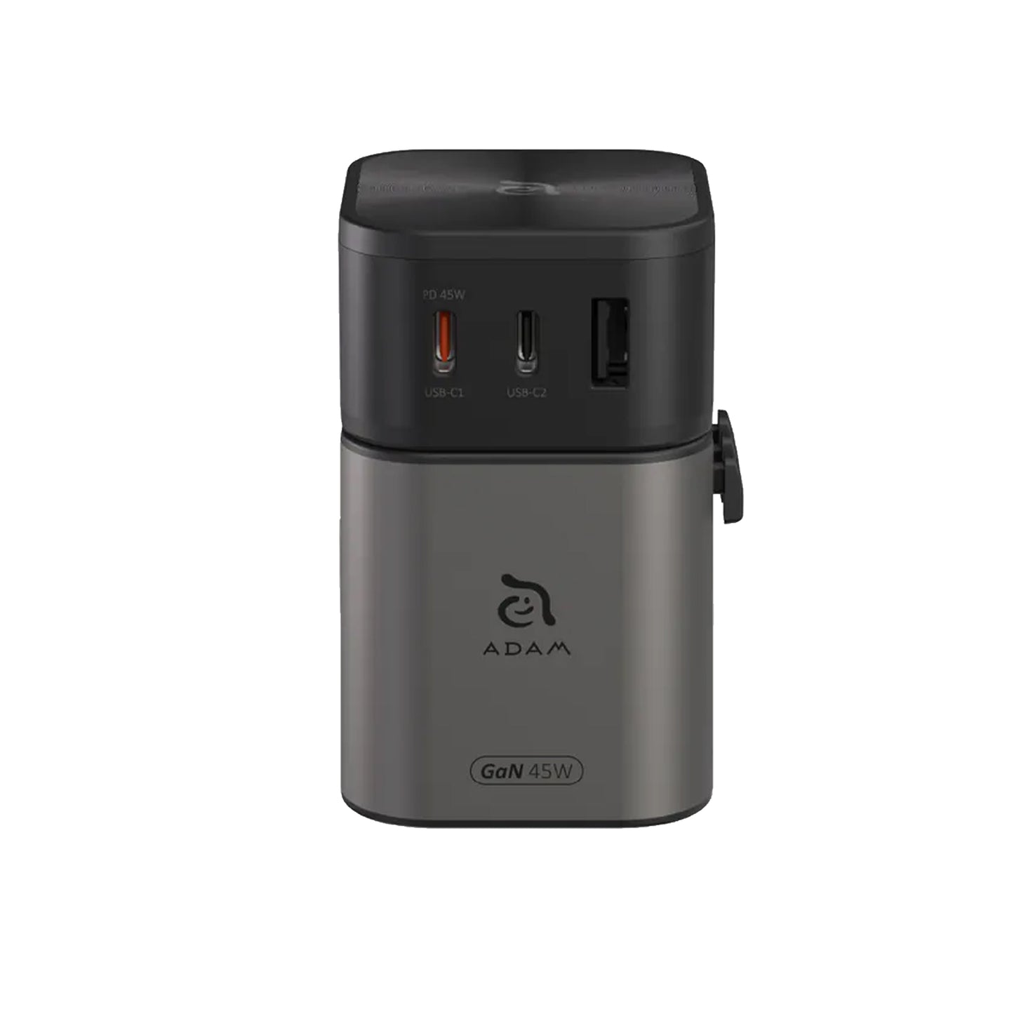 ADAM Element OMNIA T45 45W Universal Travel Adapter with Storage Pouch