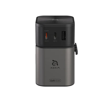 ADAM Element OMNIA T45 45W Universal Travel Adapter with Storage Pouch