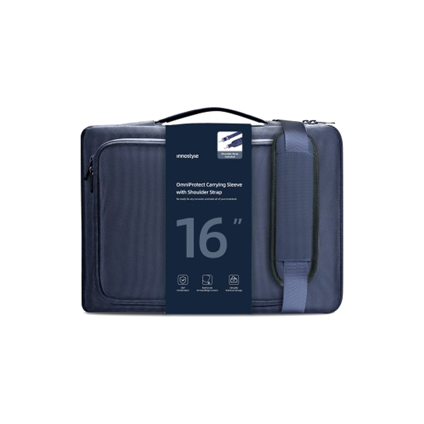 Innostyle OmniProtect Carrying Sleeve with Shoulder Strap Up To 14" / 16" for Laptop / MacBook / Tablet / iPad