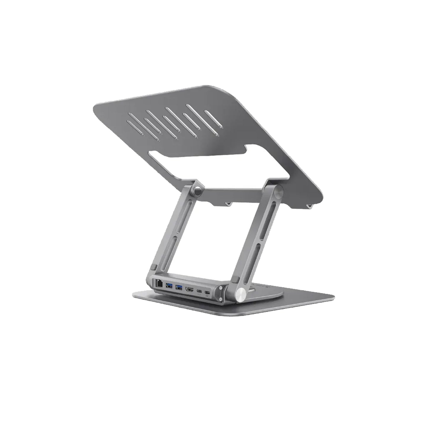 ADAM Elements Hub Stand Pro USB-C 6-in-1 Laptop / iPad 360 Rotating Stand Hub