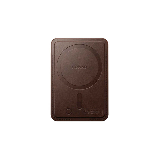 Nomad Horween Leather Mag Wallet with MagSafe & Find My Tracking