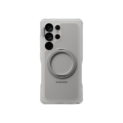 PLES Arche Mag Ring Stand for Samsung Galaxy S25 Series - Magnetic Charge Compatible with Stand