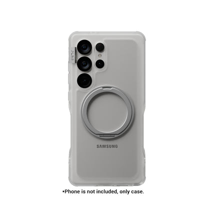 PLES Arche Mag Ring Stand for Samsung Galaxy S25 Series - Magnetic Charge Compatible with Stand