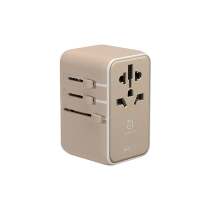 ADAM Elements T35L 35W Universal Travel Adapter with Built-In USB-C Cable