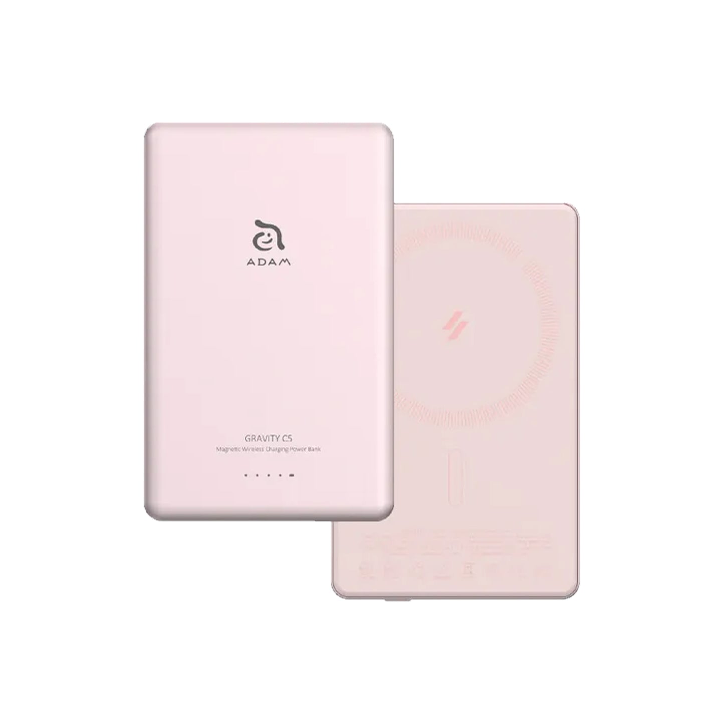 ADAM Elements GRAVITY C5 Ultra Slim 8.7mm 5000mAh PD 20W Magnetic Wireless Charging Power Bank