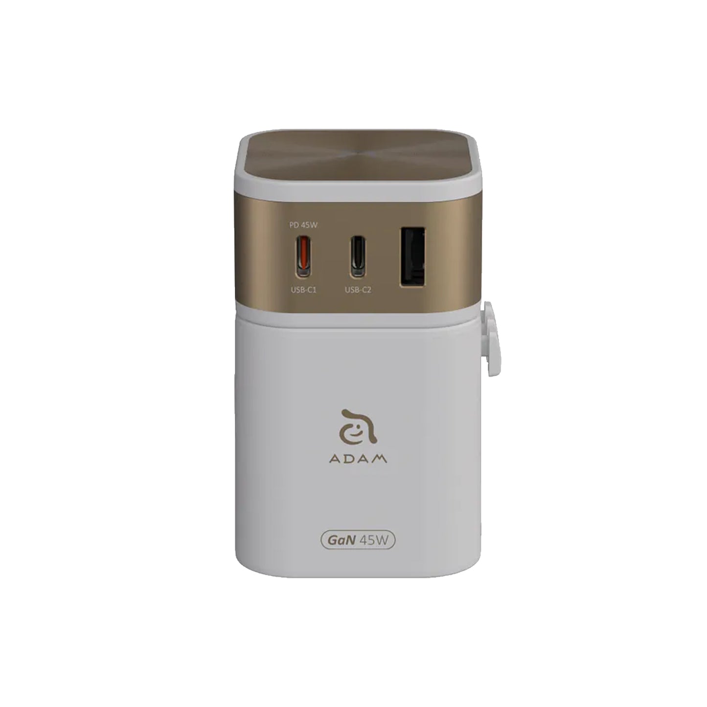 ADAM Element OMNIA T45 45W Universal Travel Adapter with Storage Pouch