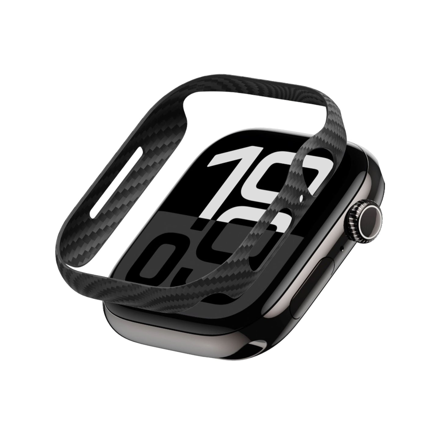 PITAKA Air Case for Apple Watch 49mm / 46mm / 45mm / 41mm - Black/Grey Twill