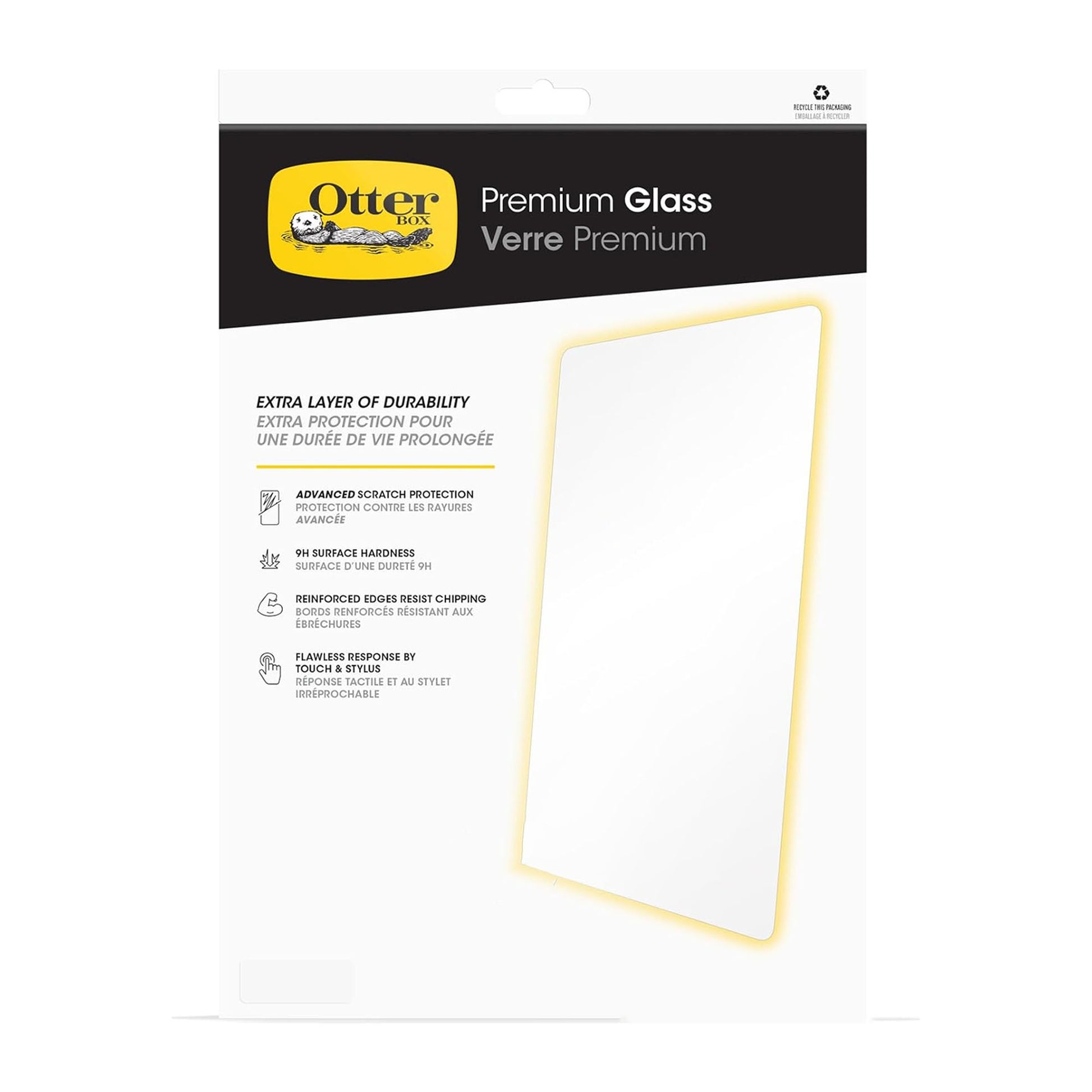 OtterBox Premium Glass Antimicrobial for iPad Pro 13" / iPad Pro 11'' ( 2024 ) M4 - 9H Surface Hardness - Clear - Forexengineer -Malaysia- 840304759446-840304759422