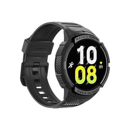 [ Case and Band ] Spigen Rugged Armor Pro for Samsung Watch - Black - Forexengineer -Malaysia- 8809896748018-8809896748049-8809896748117-8809811867268-8809811868197-8809811868241-8809896748070