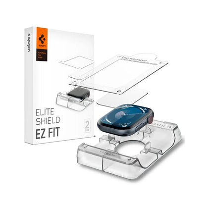 [2 pack] SPIGEN EliteShield EZ Fit Screen Protector for Apple Watch Series 11 / 10 ( 46mm / 42mm ) - Clear.