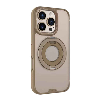 Hoda ROUGH Magnet with 360° Foldable Rotating Ring-holder Stand for iPhone 16 Series