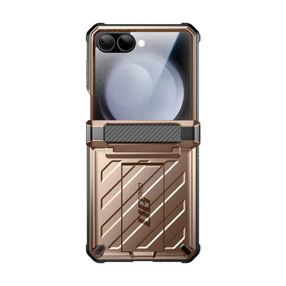 SUPCASE UB Pro for Samsung Galaxy Z Flip 7 with Build-in Screen Protector Hinge Kickstand and Clip Holster Included